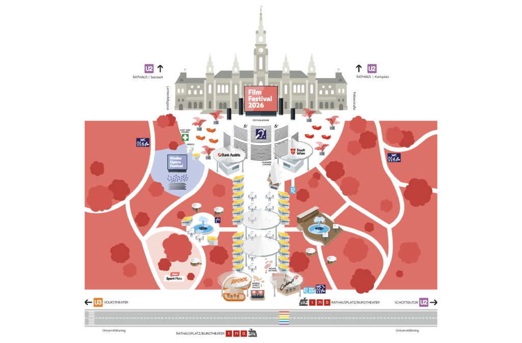 FF26_Plan_k4_ICv2_X4_Print 1 Der Übersichtsplan des Film Festivals 2026.
